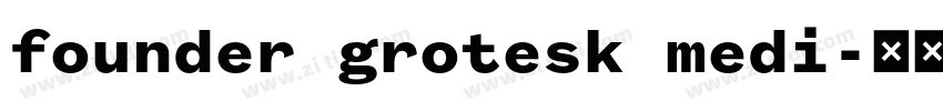 founder grotesk medi字体转换